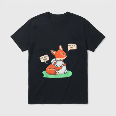 Fuchs Hase gute Nacht T-Shirt – Klassisches T-Shirt in Schwarz