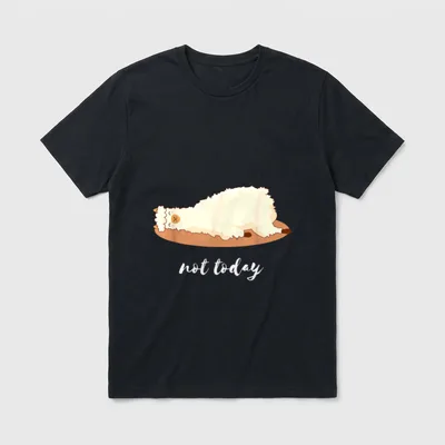 Lustiges Lama Faulenzer Nicht T-Shirt – Klassisches T-Shirt in Schwarz