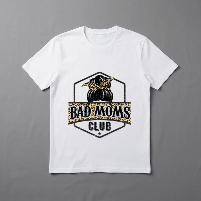Bad Moms Club Lustiges T-Shirt – Klassisches T-Shirt in Schwarz