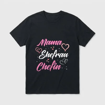 Mama Mutter Muttertag Spruch T-Shirt – Klassisches T-Shirt in Schwarz