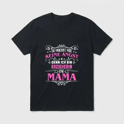Erzieherin Pädagogin Mama Mutter T-Shirt – Klassisches T-Shirt in Schwarz