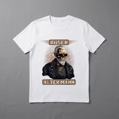 T-Shirt Sprüche Männer Motorrad – Klassisches T-Shirt in Schwarz
