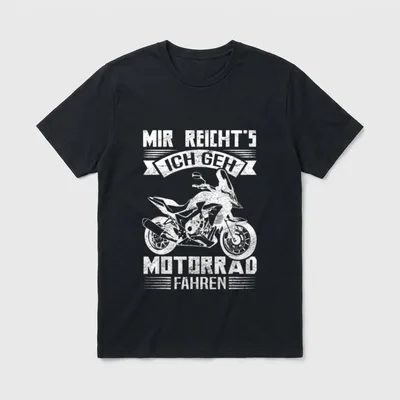 Mir Reicht’s Ich GEH T-Shirt – Klassisches T-Shirt in Schwarz