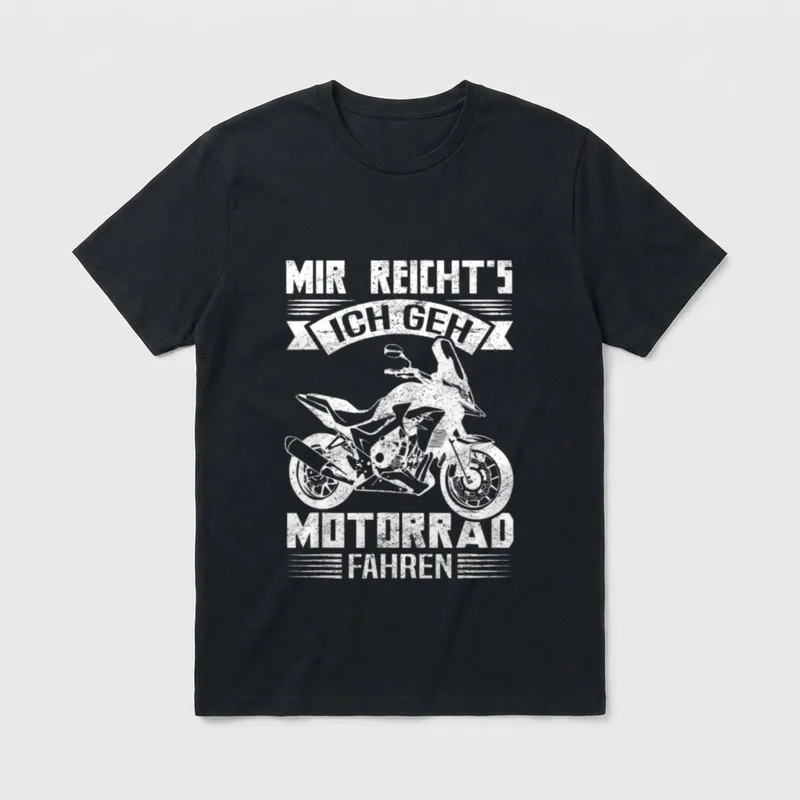 Mir Reicht’s Ich GEH T-Shirt – Klassisches T-Shirt in Schwarz