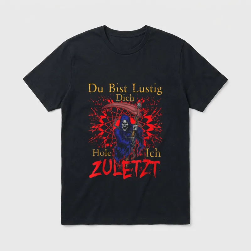 Du Bist Lustig Dich Motorrad & Auto T-Shirt – Klassisches T-Shirt in Schwarz