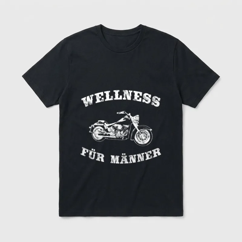 Motorrad Sprüche Motorradfahrer Design T-Shirt – Klassisches T-Shirt in Schwarz