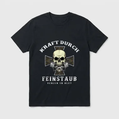 Kraft Durch Freunde T-Shirt – Klassisches T-Shirt in Schwarz