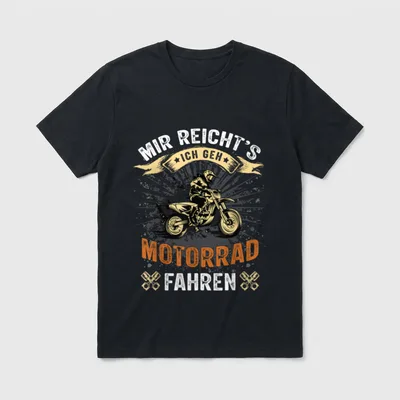 Supercross Dirt Bike Spruch T-Shirt – Klassisches T-Shirt in Schwarz