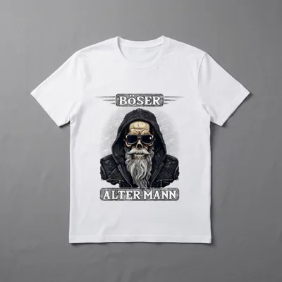 Böser alter Mann Motorrad Motorrad & Auto T-Shirt – Klassisches T-Shirt in Schwarz