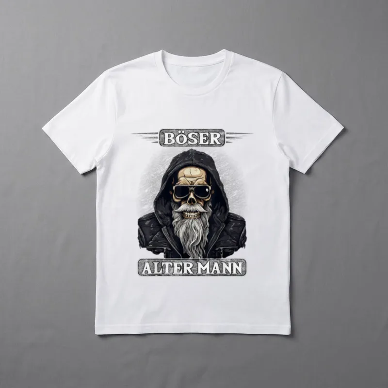 Böser alter Mann Motorrad Motorrad & Auto T-Shirt – Klassisches T-Shirt in Schwarz