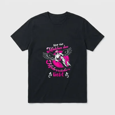 nur ein Mädchen T-Shirt – Klassisches T-Shirt in Schwarz