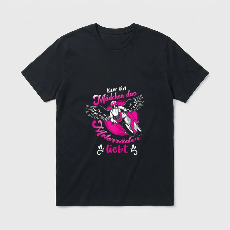 nur ein Mädchen T-Shirt – Klassisches T-Shirt in Schwarz