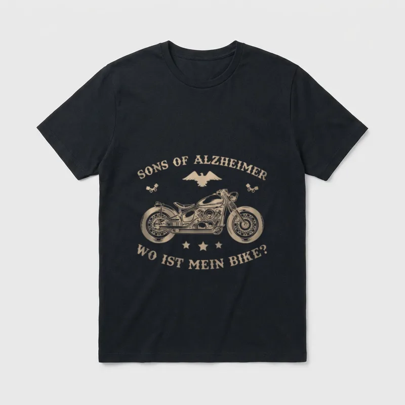 Sons of Alzheimer Where T-Shirt – Klassisches T-Shirt in Schwarz