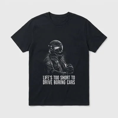 Lustiges Motorradfahrer Motorbike Motorcross T-Shirt – Klassisches T-Shirt in Schwarz