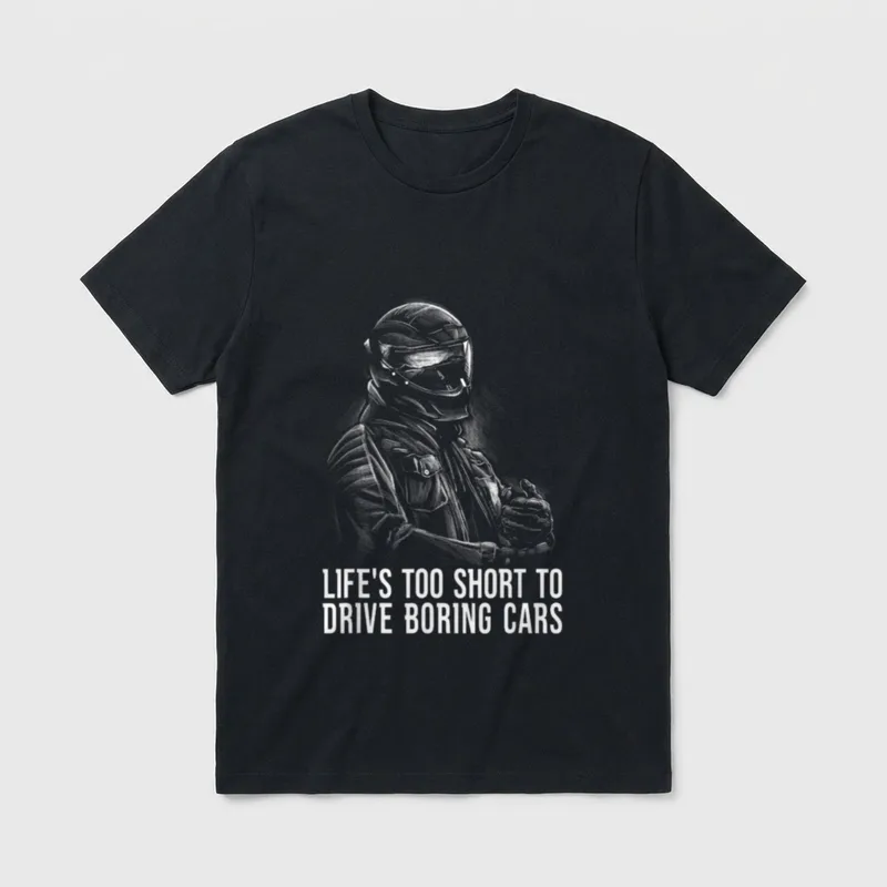Lustiges Motorradfahrer Motorbike Motorcross T-Shirt – Klassisches T-Shirt in Schwarz