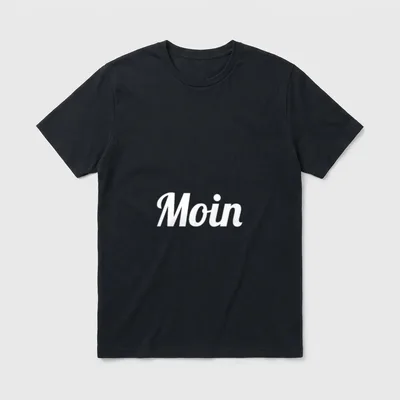 Moin Witziges für Damen/Herren/Kinder T-Shirt – Klassisches T-Shirt in Schwarz