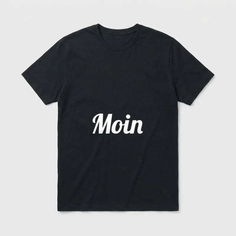 Moin Witziges für Damen/Herren/Kinder T-Shirt – Klassisches T-Shirt in Schwarz