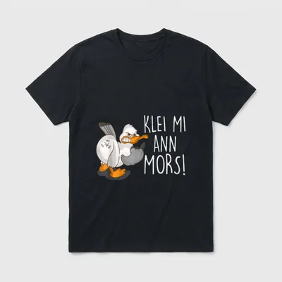 Nord Norddeutscher Plattdeutsch Spruch T-Shirt – Klassisches T-Shirt in Schwarz
