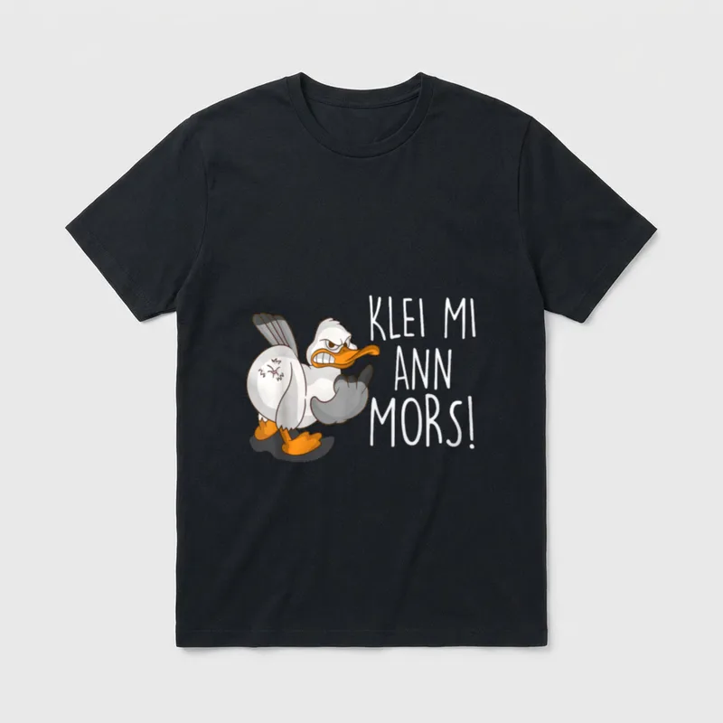 Nord Norddeutscher Plattdeutsch Spruch T-Shirt – Klassisches T-Shirt in Schwarz