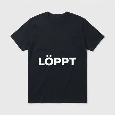 Löppt Plattdeutsch Norddeutschland Dialekt T-Shirt – Klassisches T-Shirt in Schwarz