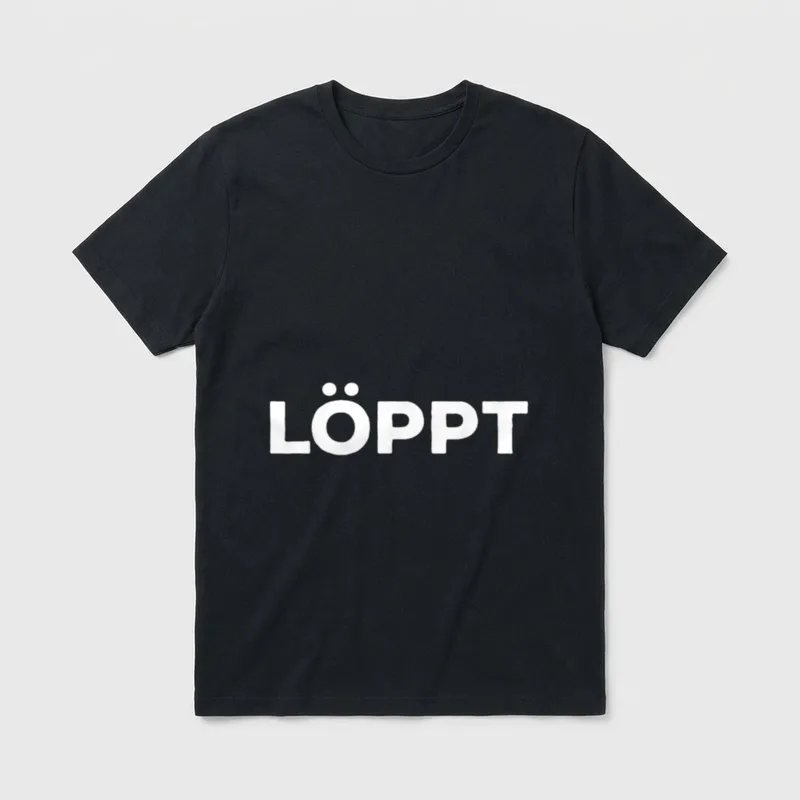 Löppt Plattdeutsch Norddeutschland Dialekt T-Shirt – Klassisches T-Shirt in Schwarz