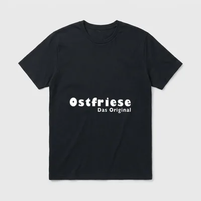 Lustiges Ostfriese Das Original T-Shirt – Klassisches T-Shirt in Schwarz