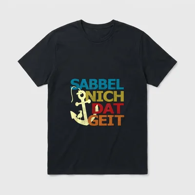 Norddeutsch Humor T-Shirt – Klassisches T-Shirt in Schwarz