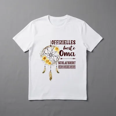 Beste Oma Schlafshirt Großmutter T-Shirt – Klassisches T-Shirt in Schwarz