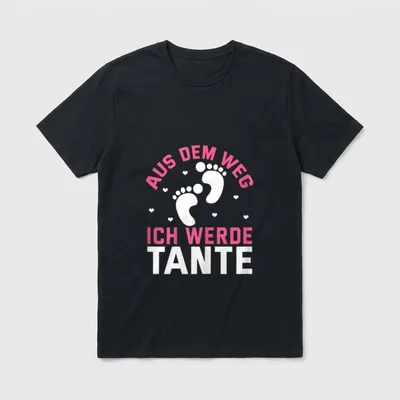 Lustiges Tante Nichte Neffe T-Shirt – Klassisches T-Shirt in Schwarz