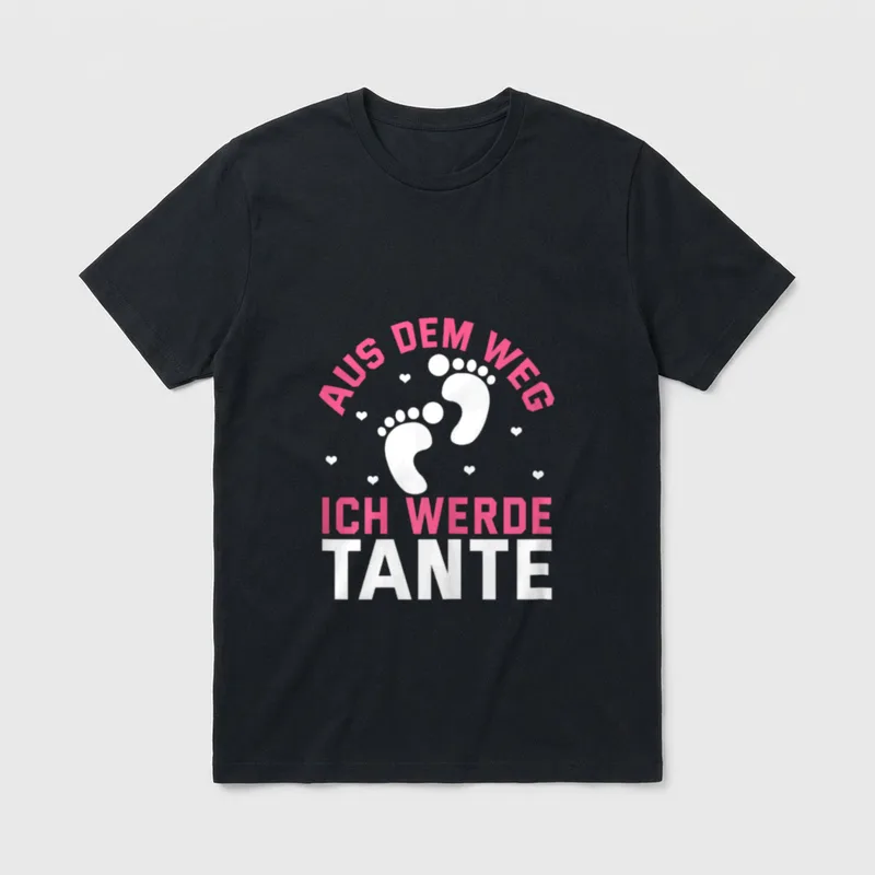 Lustiges Tante Nichte Neffe T-Shirt – Klassisches T-Shirt in Schwarz