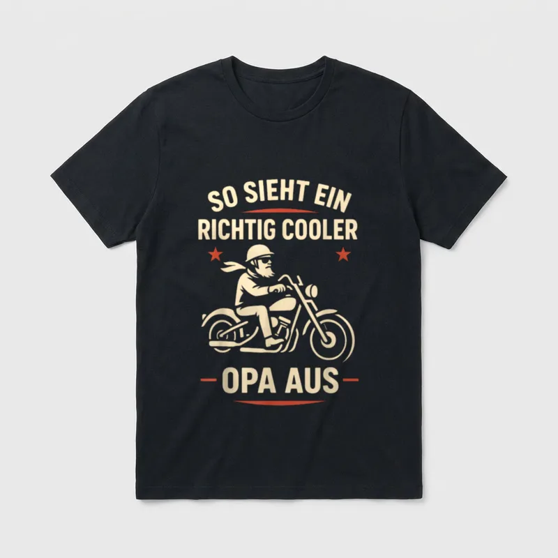 Lustiger Opa Geburtstag T-Shirt – Klassisches T-Shirt in Schwarz