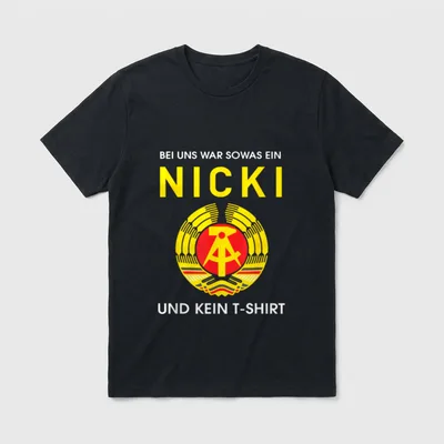 DDR Ostdeutschland Sprüche Witziger T-Shirt – Klassisches T-Shirt in Schwarz