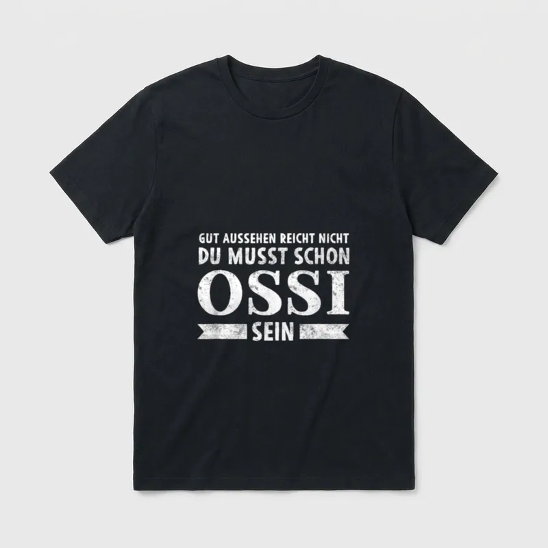 Gut aussehen reicht nicht T-Shirt – Klassisches T-Shirt in Schwarz