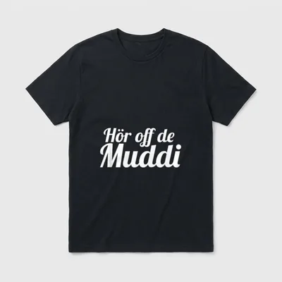 DDR Sachsen Dialekt Spruch T-Shirt – Klassisches T-Shirt in Schwarz