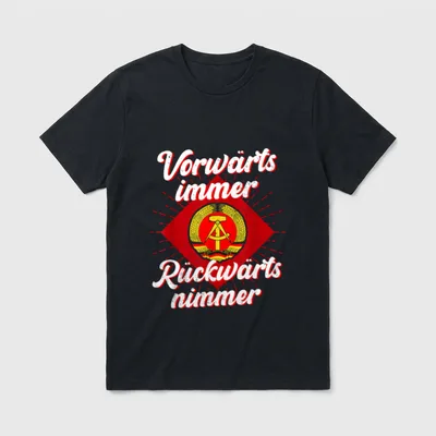 Vorwärts Immer Rückwärts Nimmer T-Shirt – Klassisches T-Shirt in Schwarz