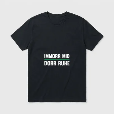 Lustiger Spruch Sächsischer Dialekt T-Shirt – Klassisches T-Shirt in Schwarz