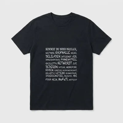 OSSI Ost DDR Lustige T-Shirt – Klassisches T-Shirt in Schwarz