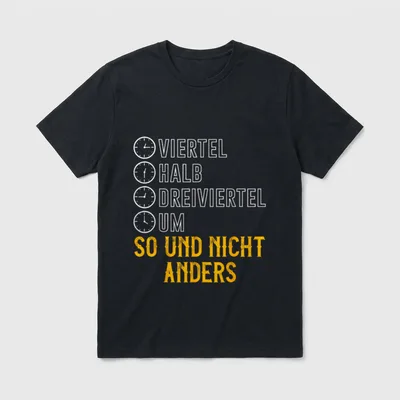 Deutsche Zeit Ossi Zeiten T-Shirt – Klassisches T-Shirt in Schwarz