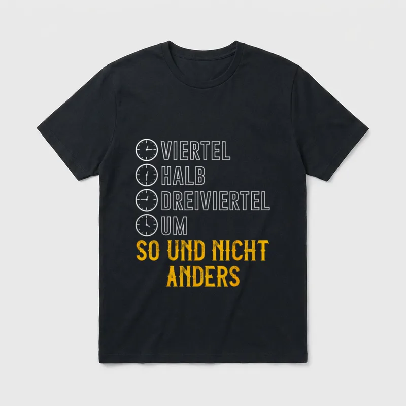 Deutsche Zeit Ossi Zeiten T-Shirt – Klassisches T-Shirt in Schwarz
