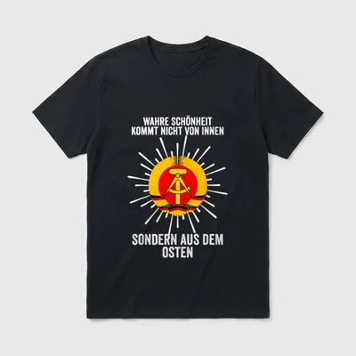 Ossi DDR Ostdeutschland Mauerfall T-Shirt – Klassisches T-Shirt in Schwarz