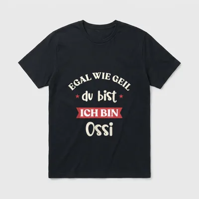 DDR GDR UdSSR Osten Ossi & Sachsen T-Shirt – Klassisches T-Shirt in Schwarz
