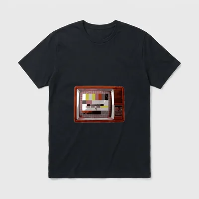 Sendepause Fernseher lustige DDR T-Shirt – Klassisches T-Shirt in Schwarz