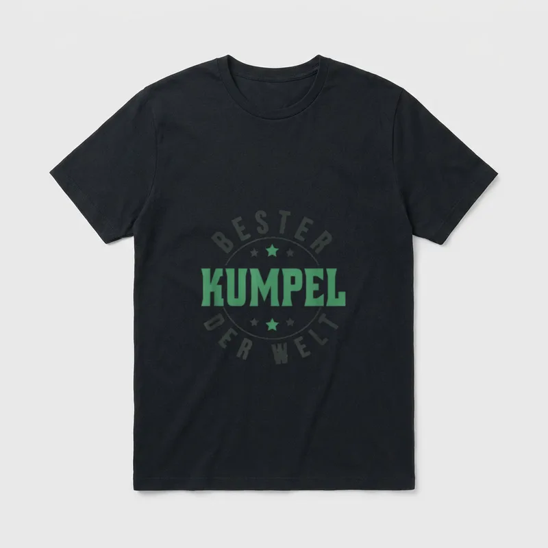 Witzige Kumpel Bester Freund T-Shirt – Klassisches T-Shirt in Schwarz
