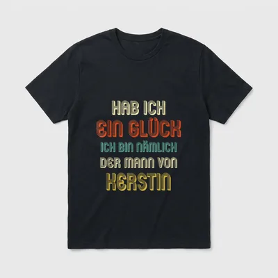 KERSTIN Lustig Spruch Witziges T-Shirt – Klassisches T-Shirt in Schwarz