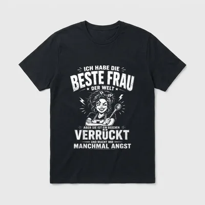 Ehemann Ich Habe T-Shirt – Klassisches T-Shirt in Schwarz