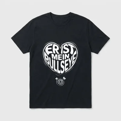 Er ist mein Bullseye T-Shirt – Klassisches T-Shirt in Schwarz