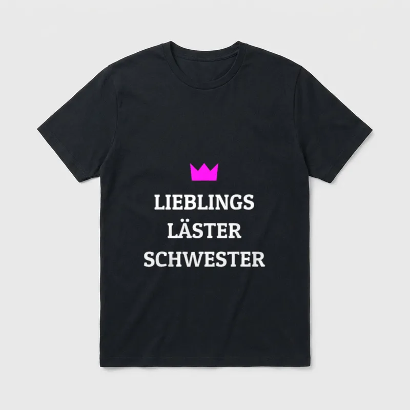 Sarkastisch Beste Freundin Lieblings T-Shirt – Klassisches T-Shirt in Schwarz