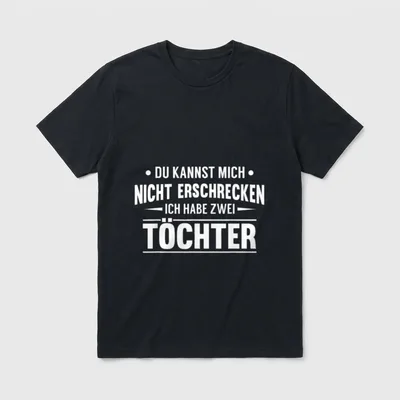 Papa Lustig Papa Geburtstag T-Shirt – Klassisches T-Shirt in Schwarz