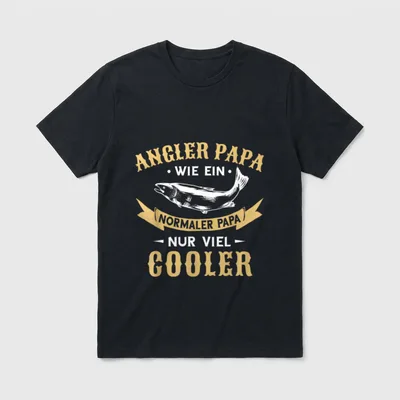 Papa Lustig Papa Geburtstag Vater T-Shirt – Klassisches T-Shirt in Schwarz