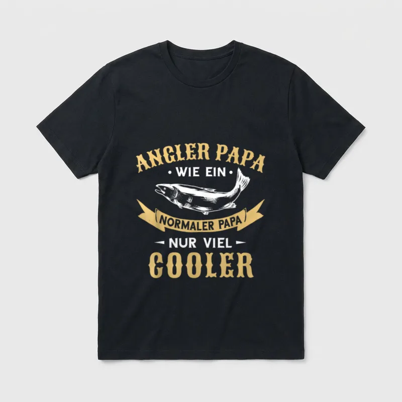 Papa Lustig Papa Geburtstag Vater T-Shirt – Klassisches T-Shirt in Schwarz